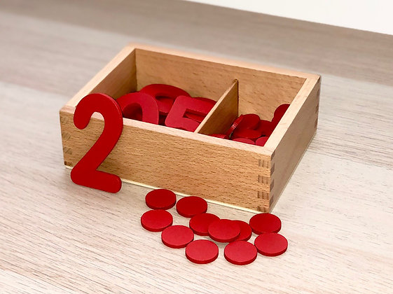 Montessori Cut Out Numbers and Counters