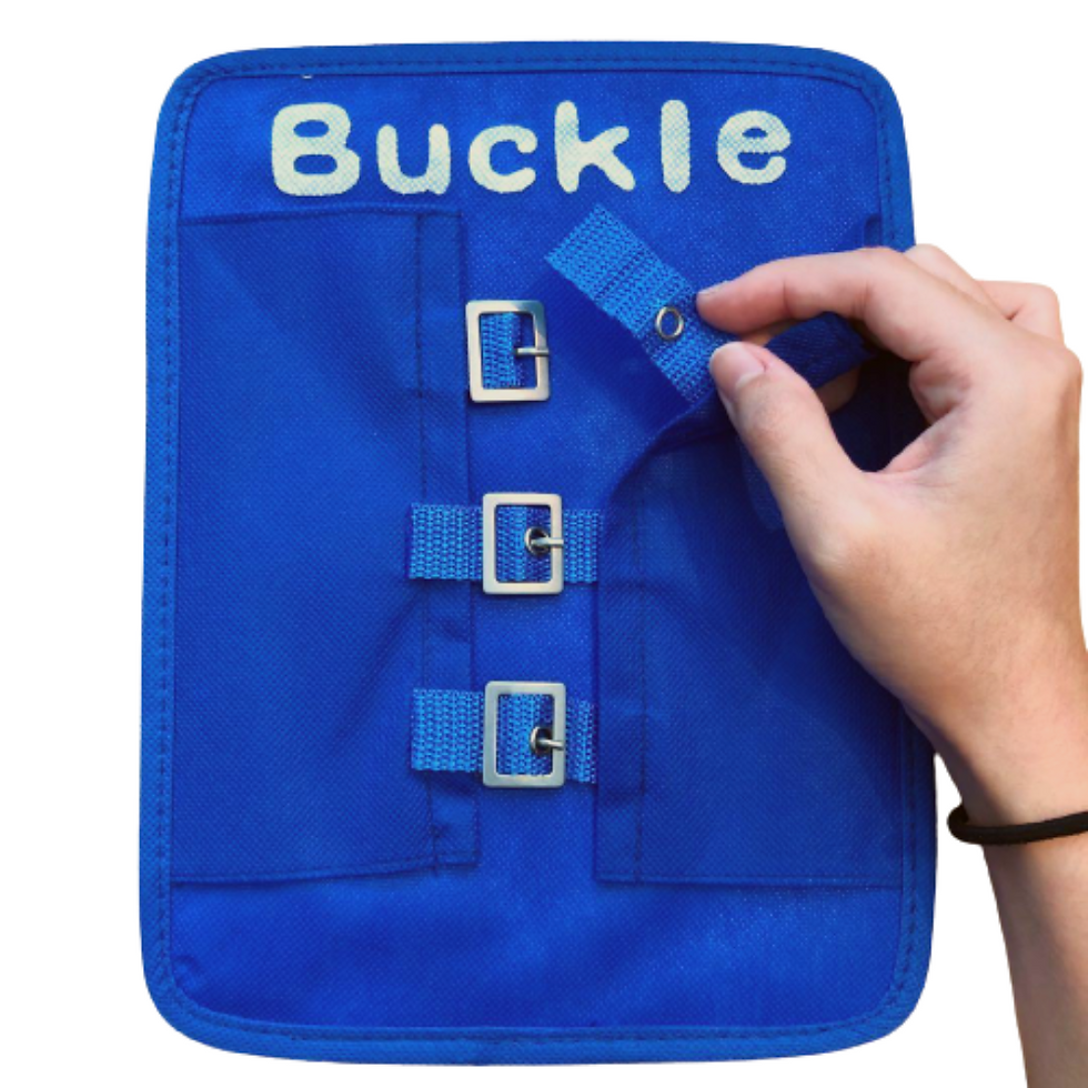 Thumbnail: Children Dressing Up Board (Button, Zip, Lace, Buckle, Tie, Snap)