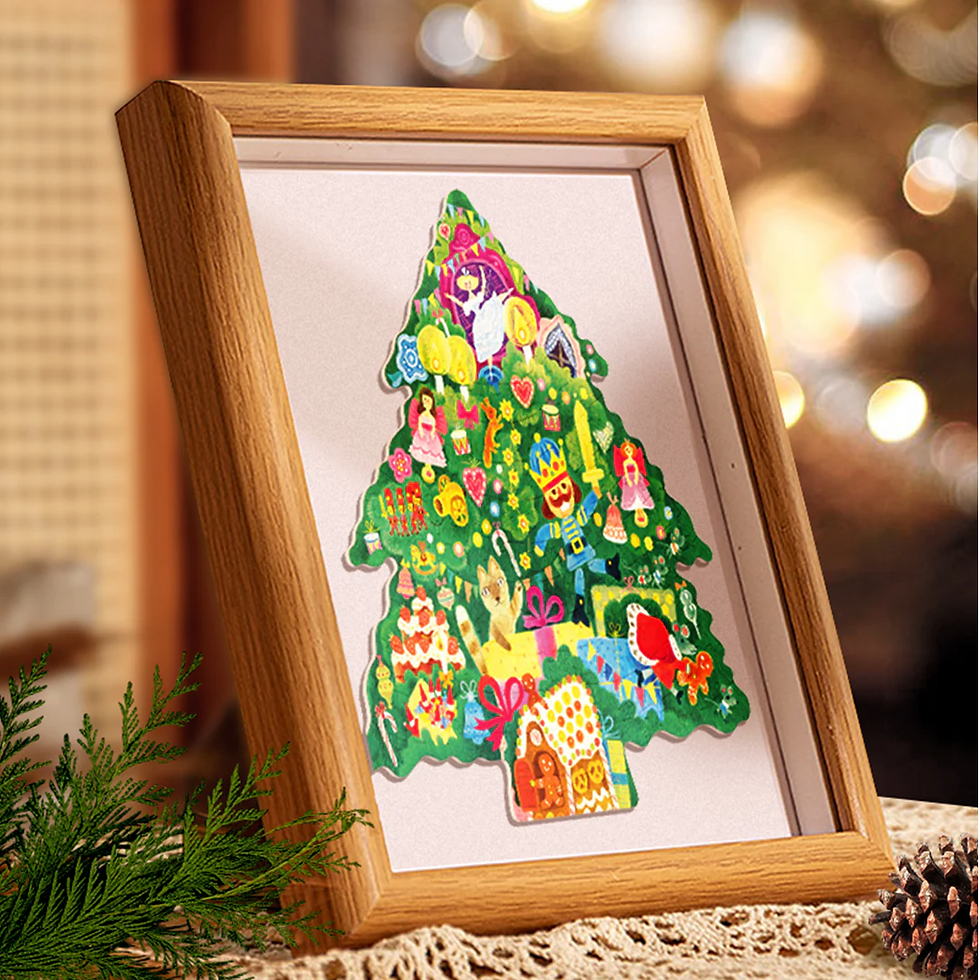 Thumbnail: (Nutcracker Kingdom 160PCS) Mideer Christmas Tale Shape Puzzle