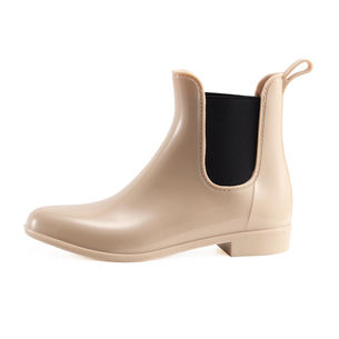 Beige Chelsea Wellies