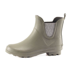 Khaki Green Ankle Rubber Wellies
