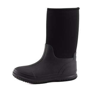 Black Neoprene Wellies