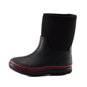 Black Neoprene Wellies