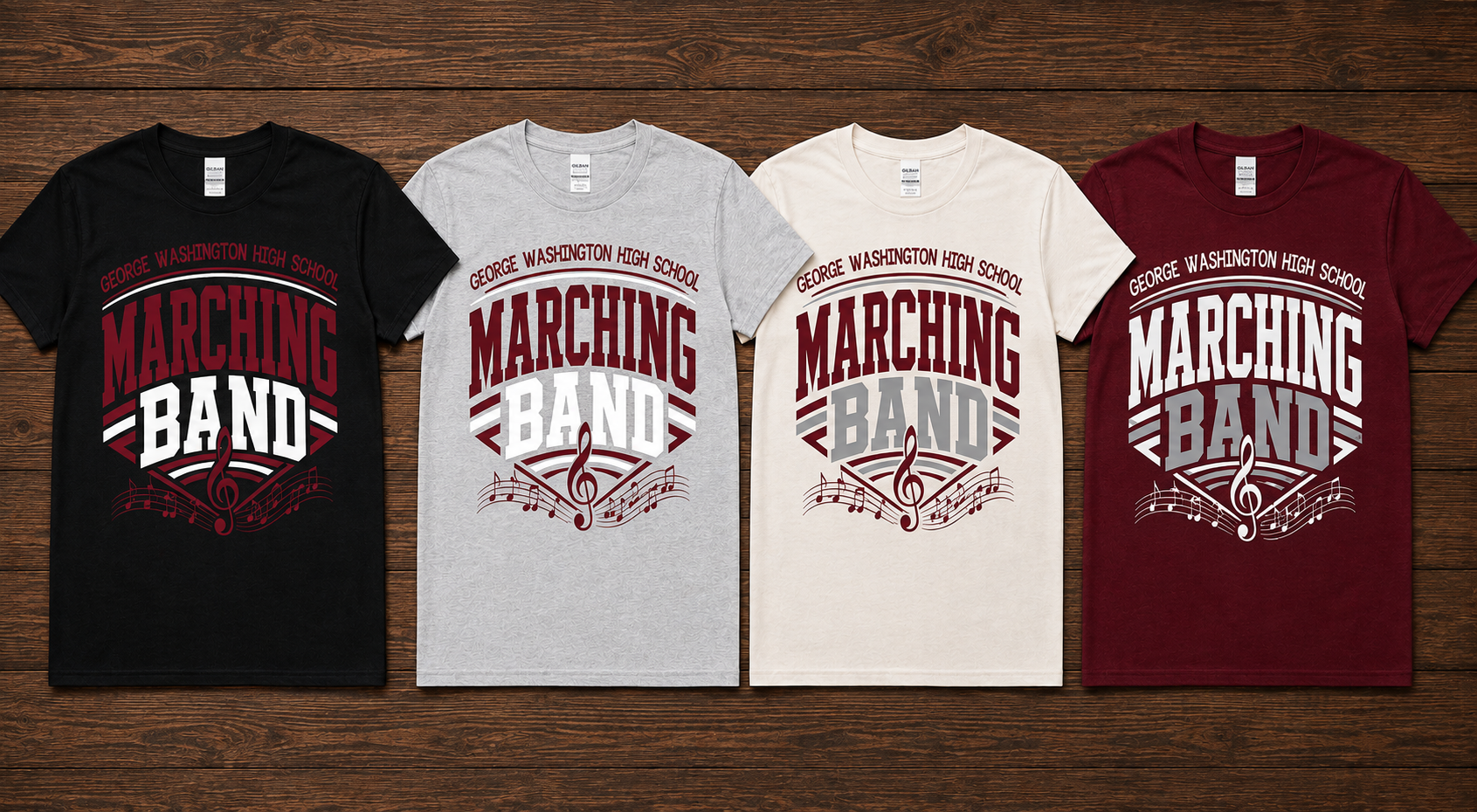 GWHS Patriot Band Standard T-Shirt