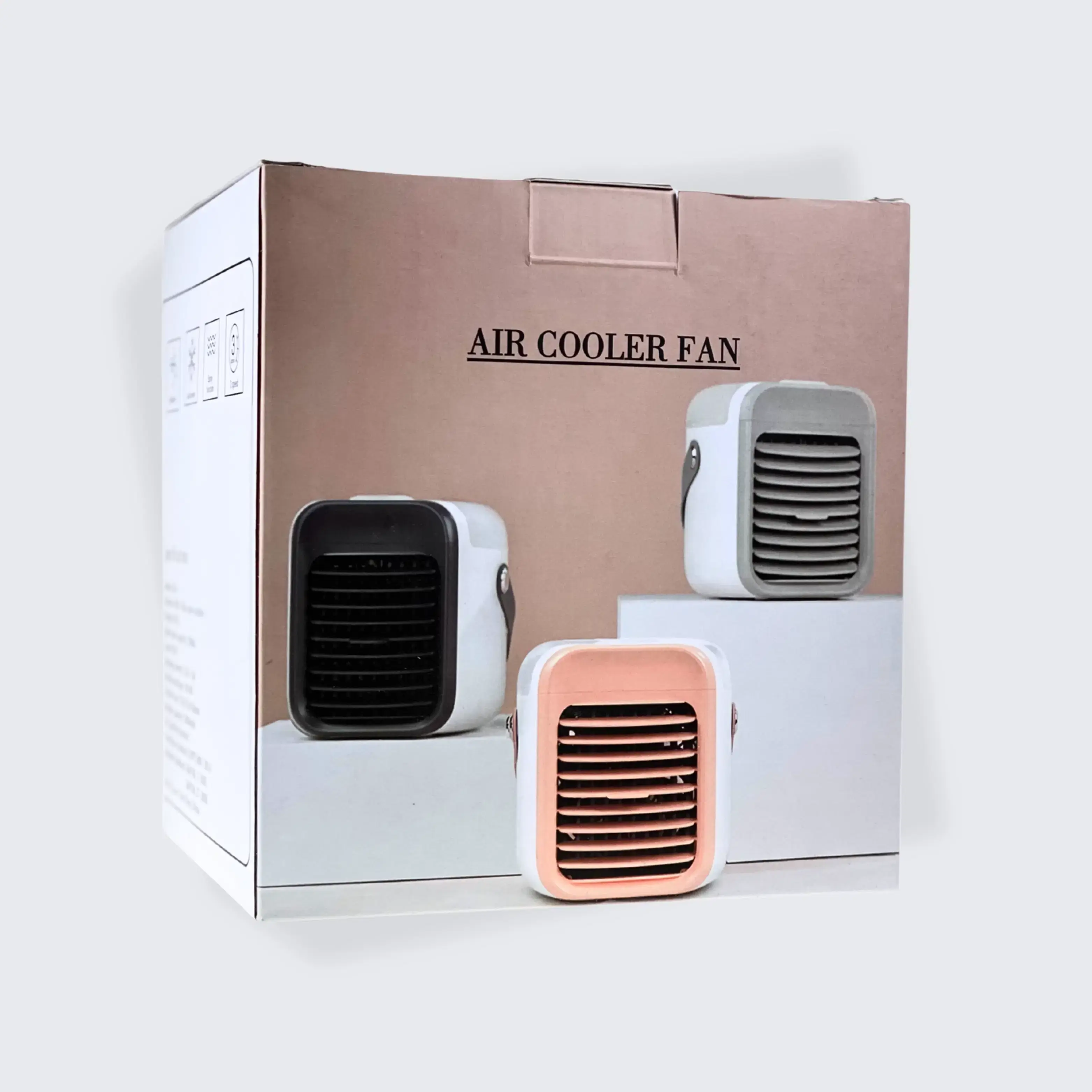 Air Cooler Fan tragbar, kompakter Luftkühler mit Wasserfunktion und Ventilator