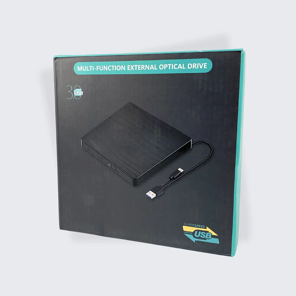 Miniaturbild: Externer DVD Brenner USB 3.0 CD DVD Laufwerk slim portable Laptop