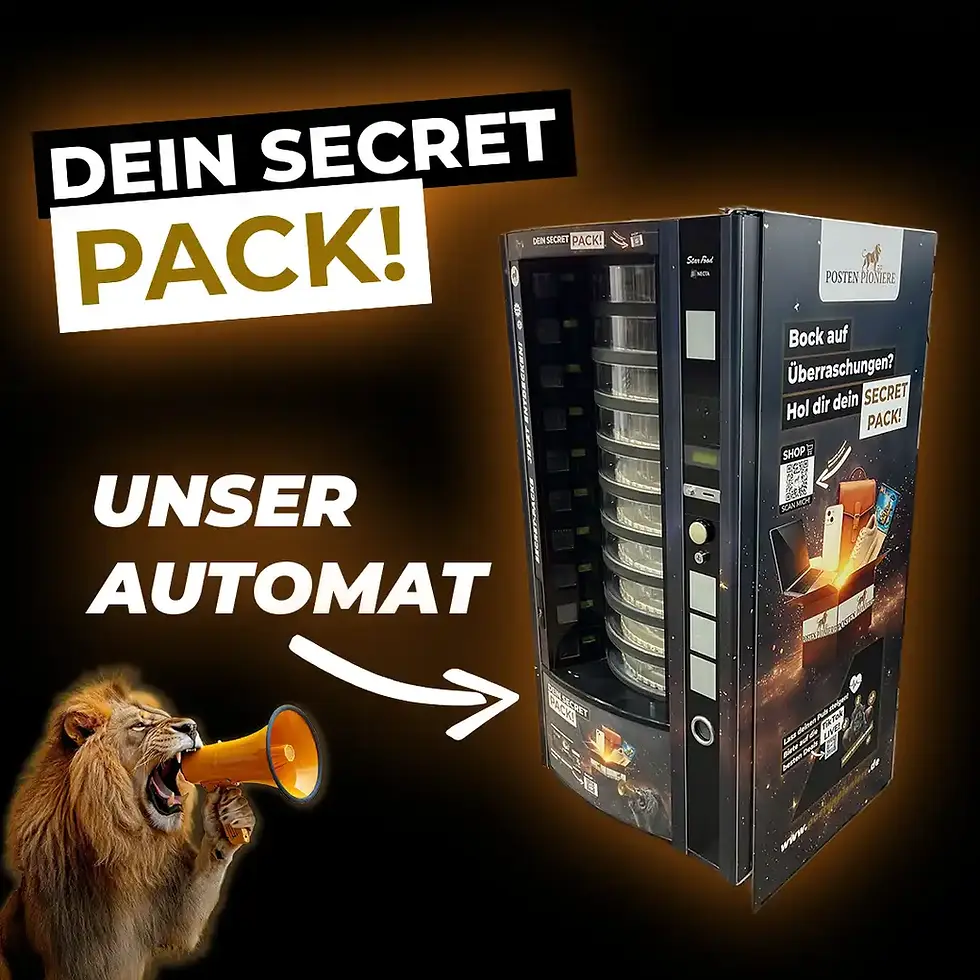 Secret-Pack Automaten – Markenware, Retouren & Überraschung zum Anfassen