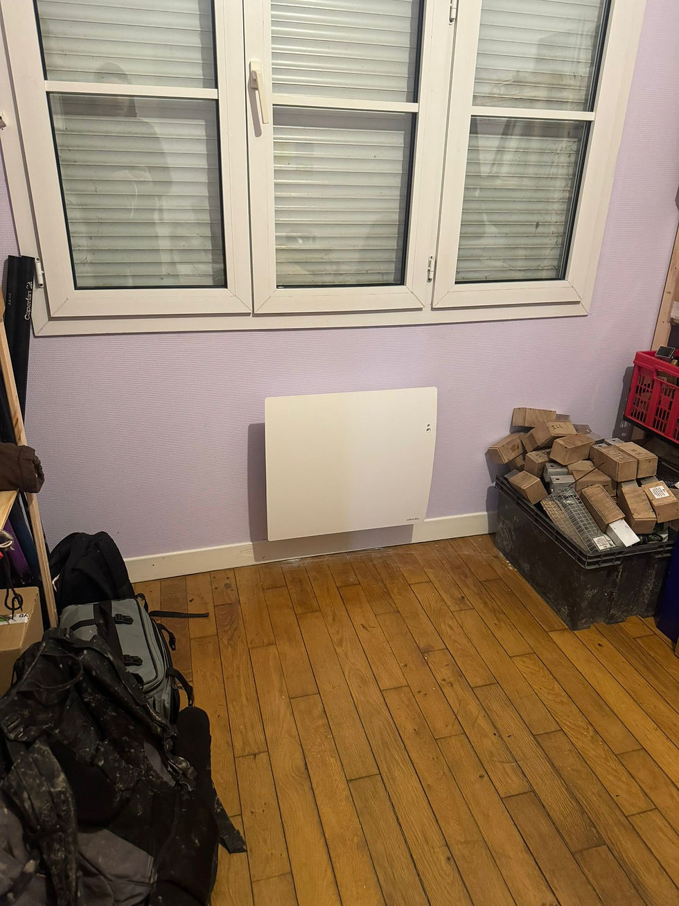 Installation radiateur Atlantic Agilia connecté