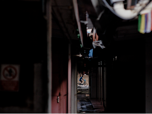 When we peep through the alley