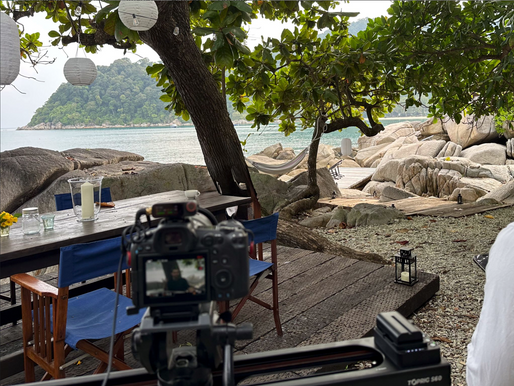 Behind the scenes of a recent national video ad campaign.