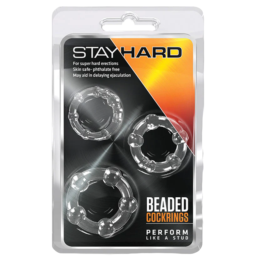 Thumbnail: Stay Hard Beaded Cockrings (3 Pack)
