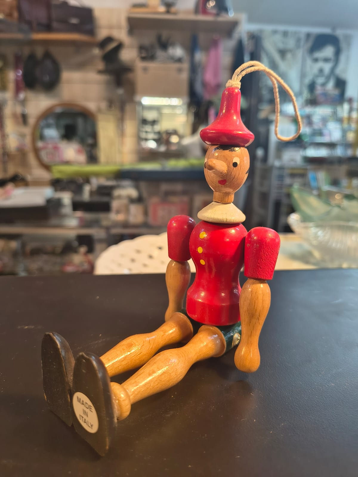 Burattino Giocattolo PINOCCHIO in Legno 20 cm