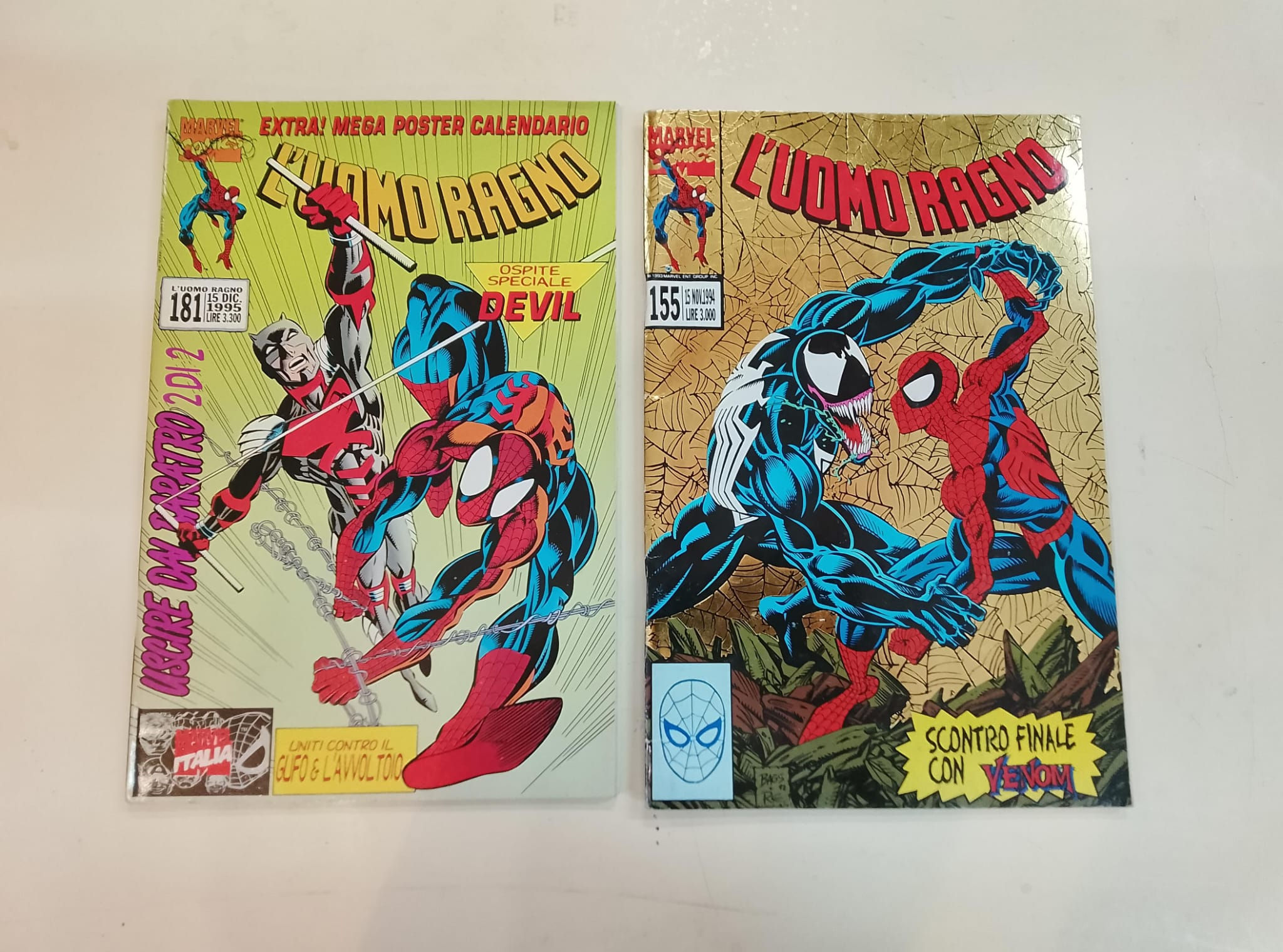 Fumetto Spillatino L'UOMO RAGNO Marvel Comics anni '90 Vari Numeri a Scelta