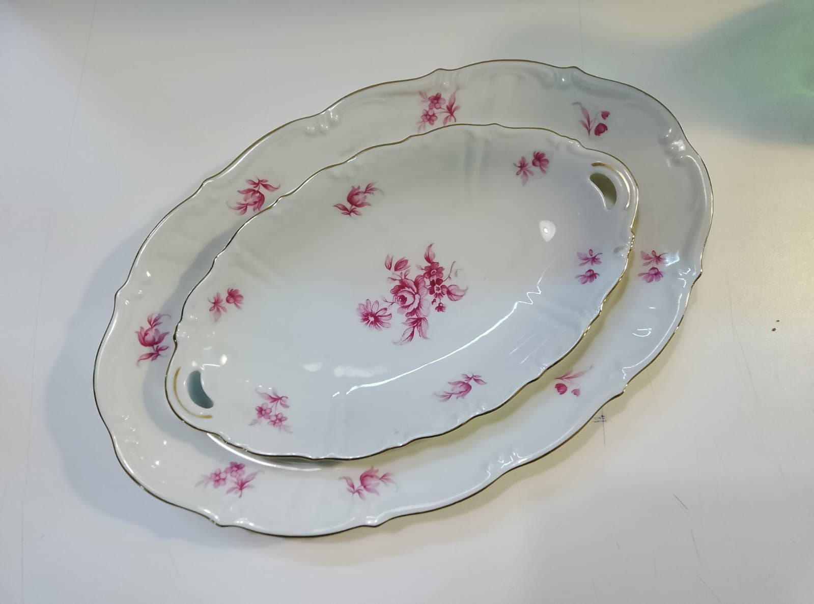 Piatto da Portata Ovale Decoro Vinaccia SCHILOTTENOFF Varie Misure a Scelta