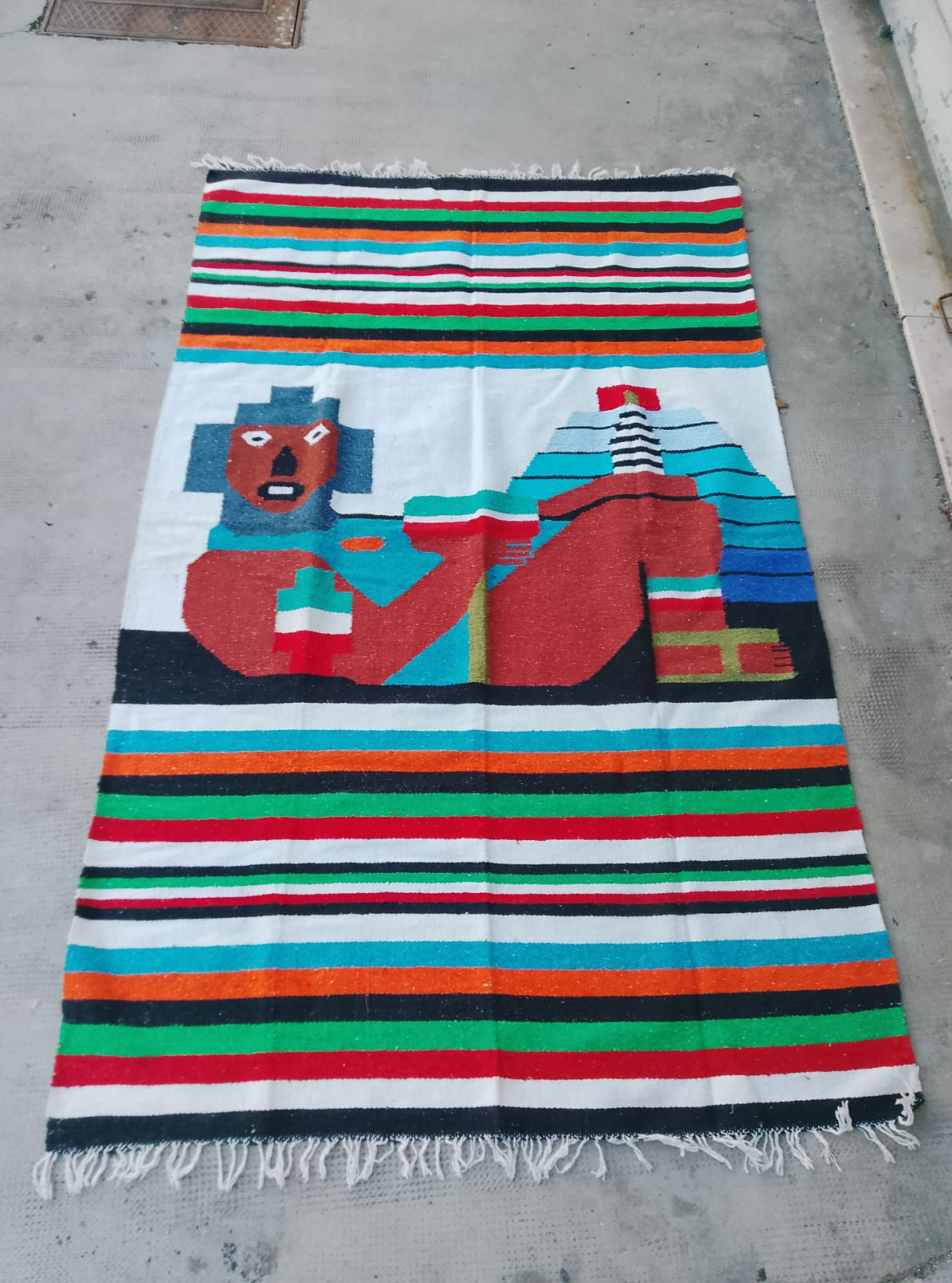 Tappeto Messicano 130 x 200 cm circa