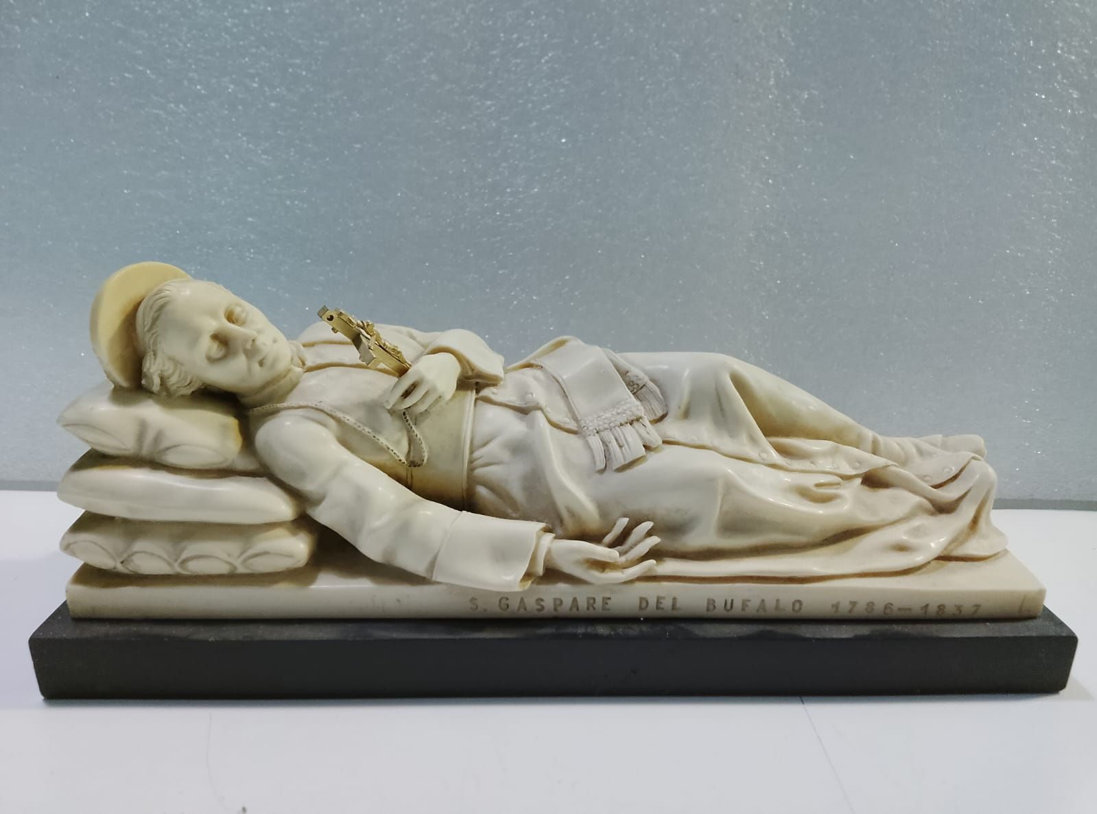 Soprammobile Riproduzione Scultura S. Gaspare del Bufalo Morente
