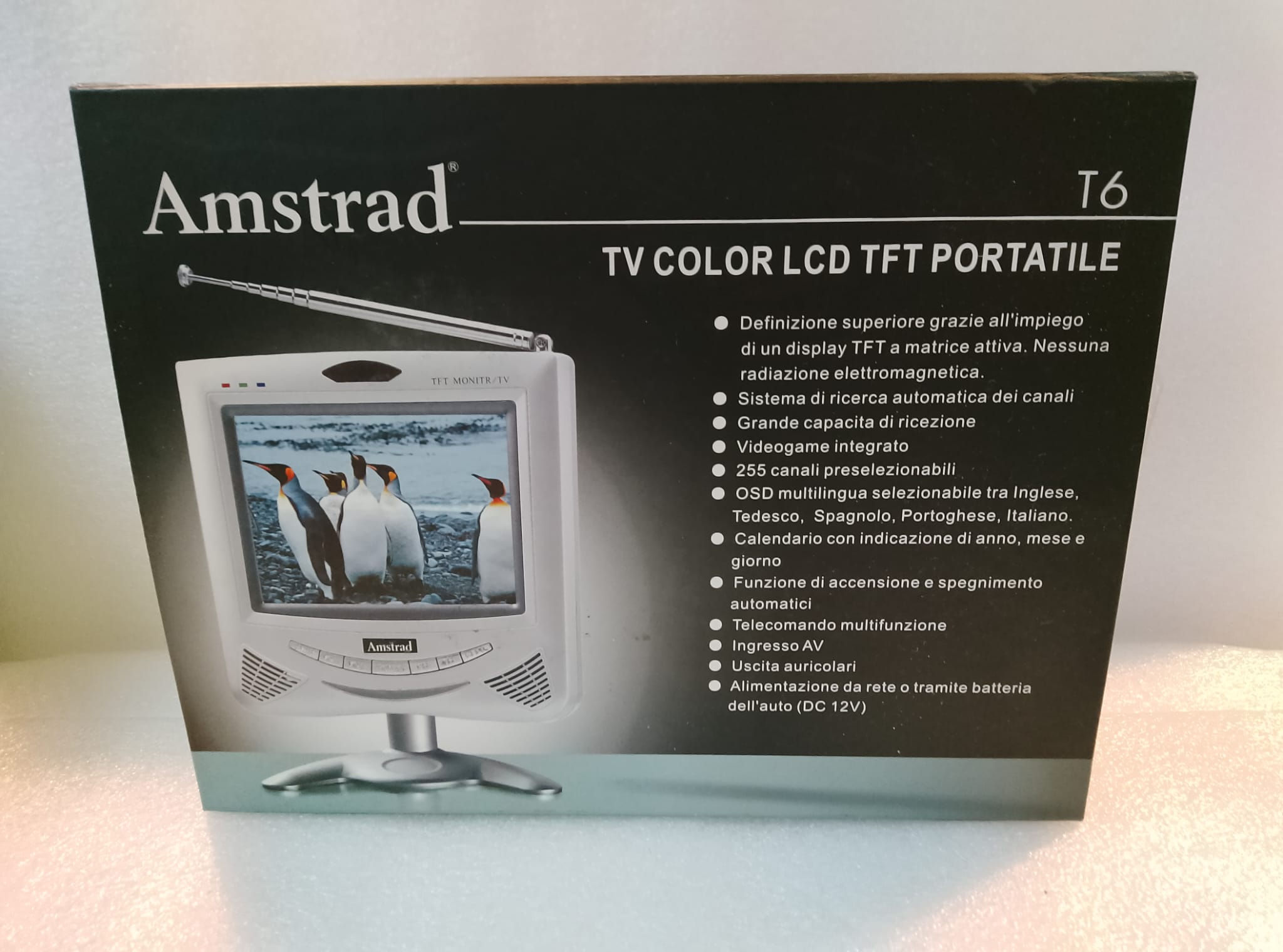 Piccolo Monitor Tv Portatile AMSTRAD LCD