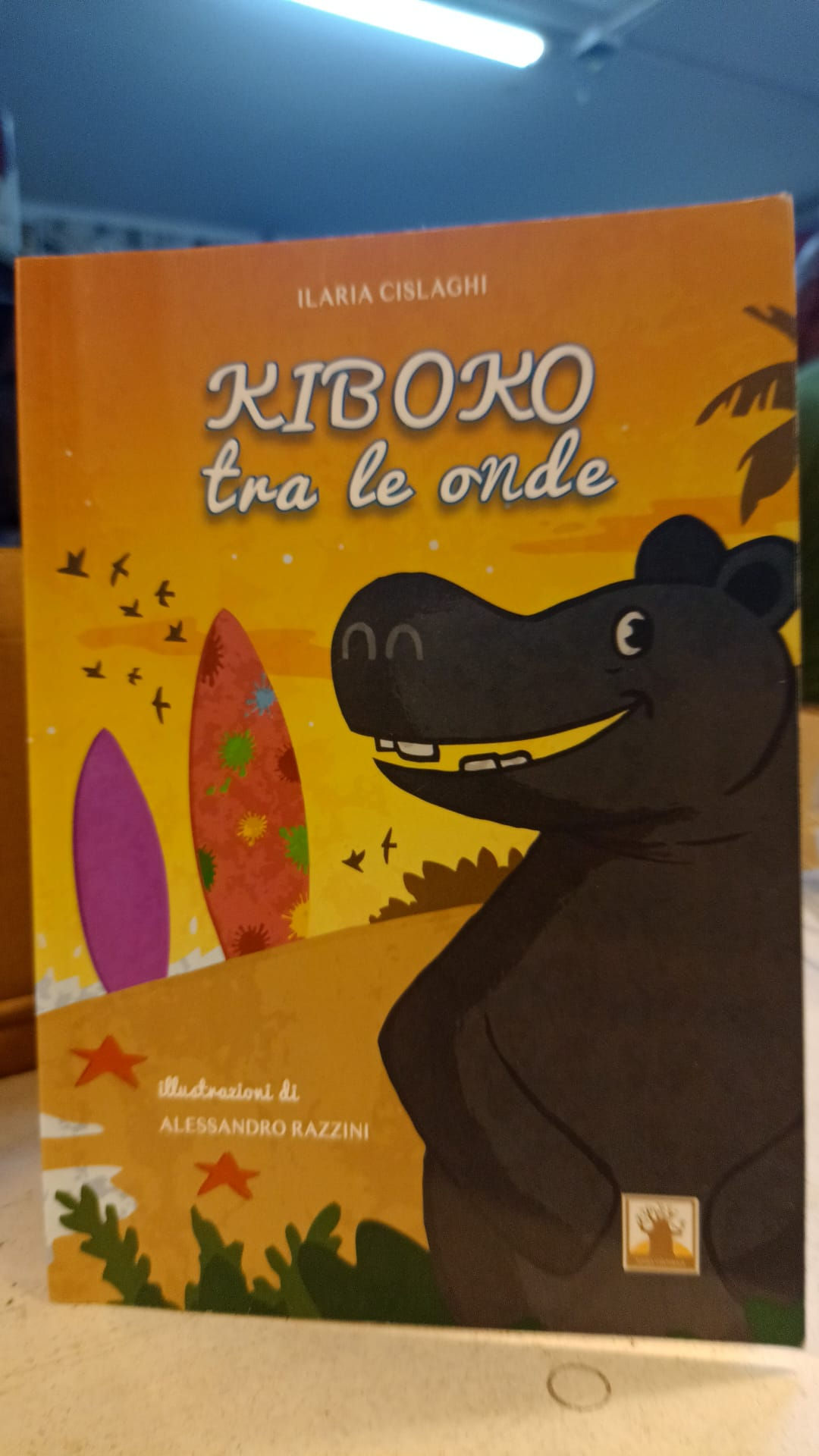 Libro Illustrato per Bambini KIBOKO TRA LE ONDE di Ilaria Cislaghi