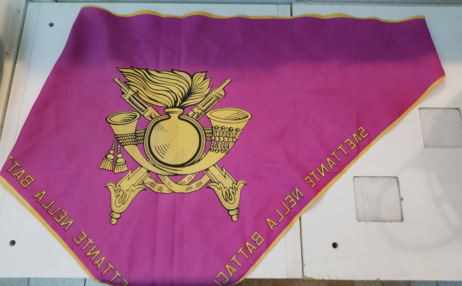 Bandana Foulard Vintage Bersaglieri SAETTANTE NELLA BATTAGLIA