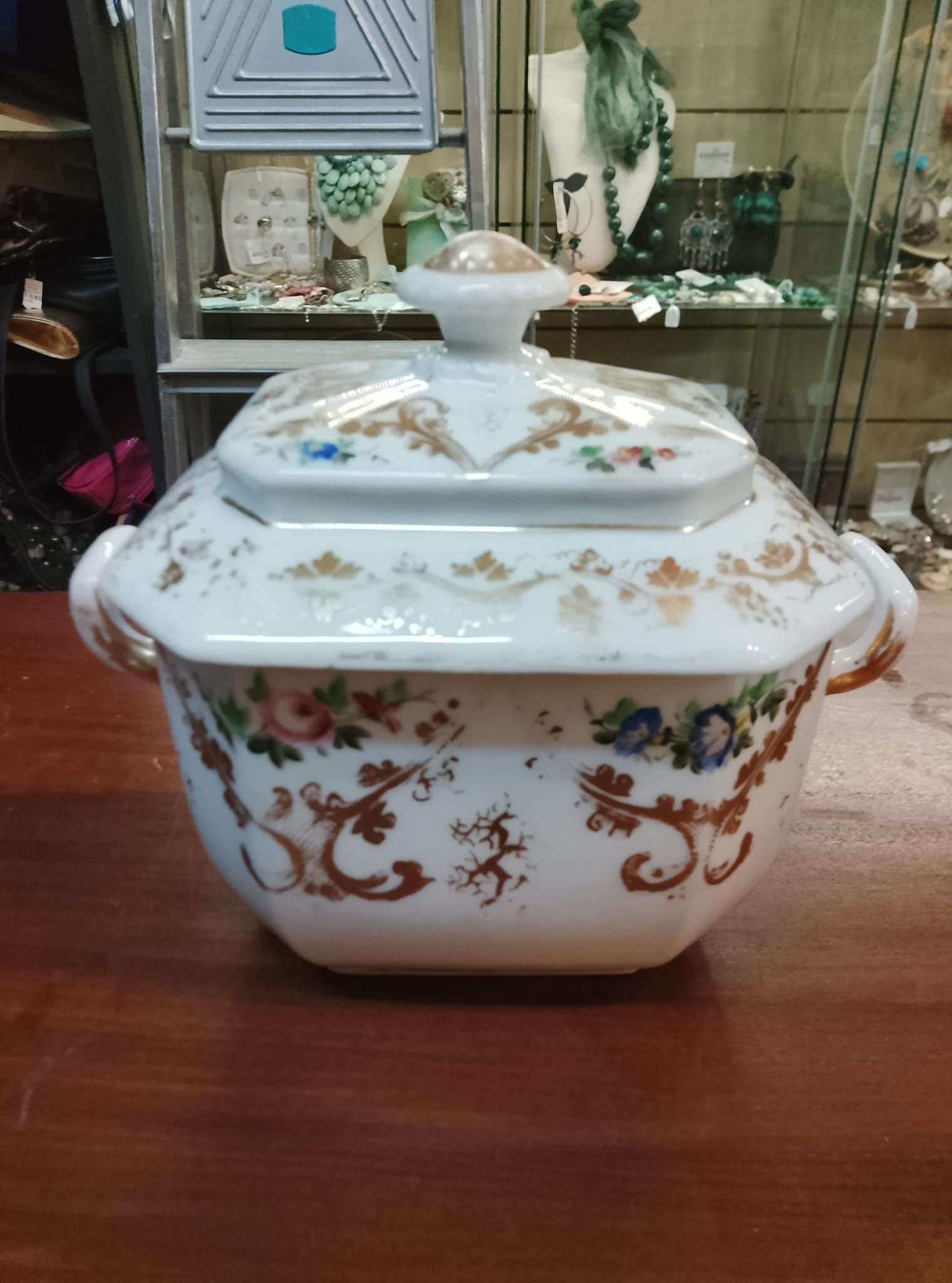 Scatola Barattolo Porta Bon Bon in Porcellana