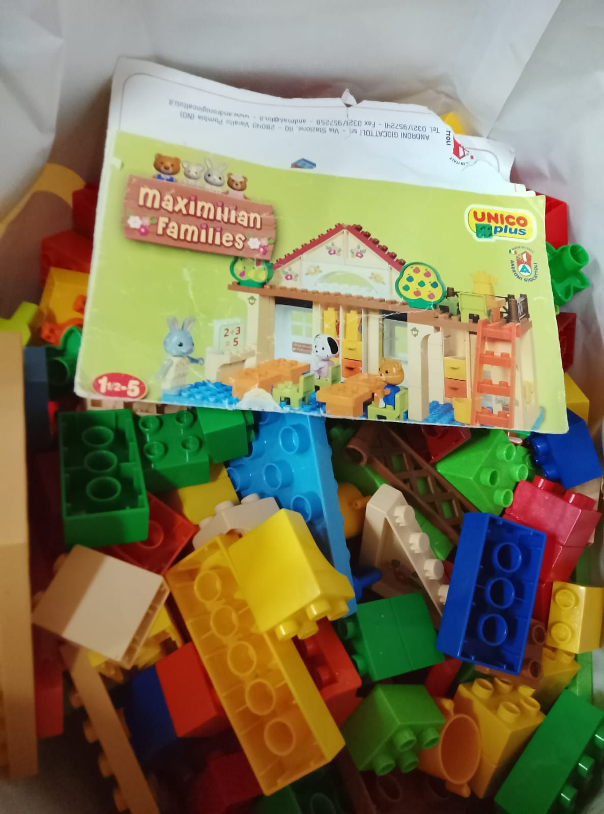 Lotto di Mattoncini da Costruzione Compatibili LEGO DUPLO4 kg circa
