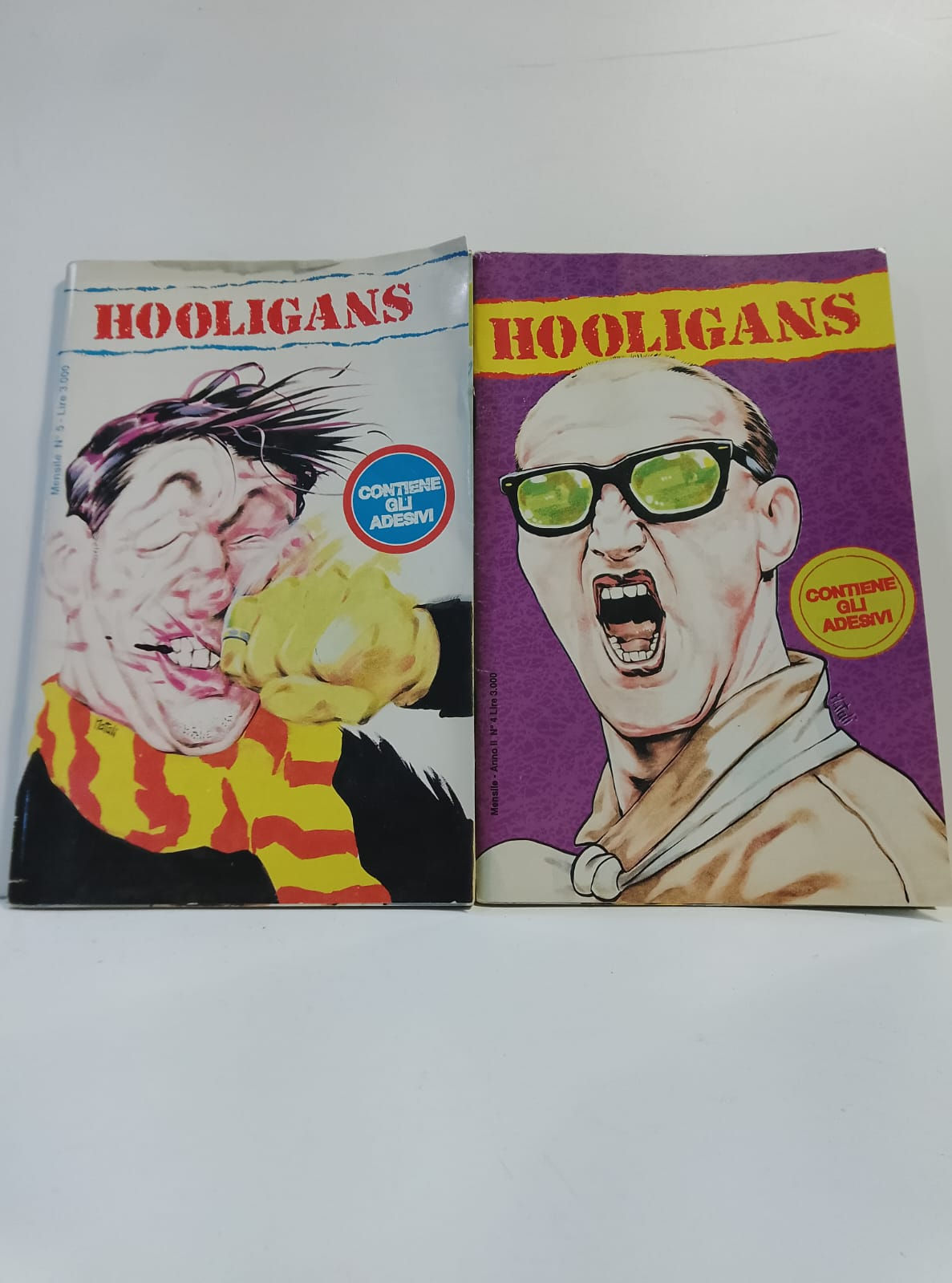Giornalino Vintage HOOLIGANS Tifoseria Calcio a Fumetti Vari Numeri a Scelta