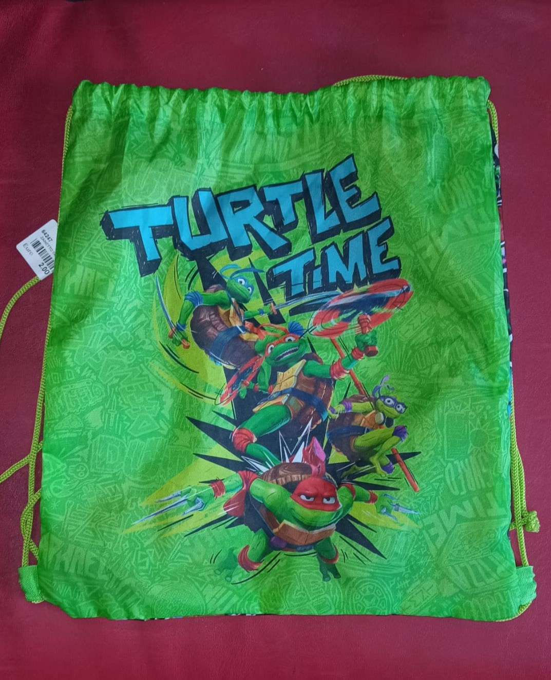 Zainetto Sacca TARTARUGHE NINJA Turtle Time