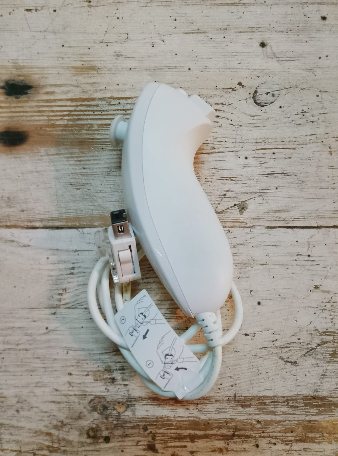 Accessorio Nunchuck Bianco Originale Nintendo WII