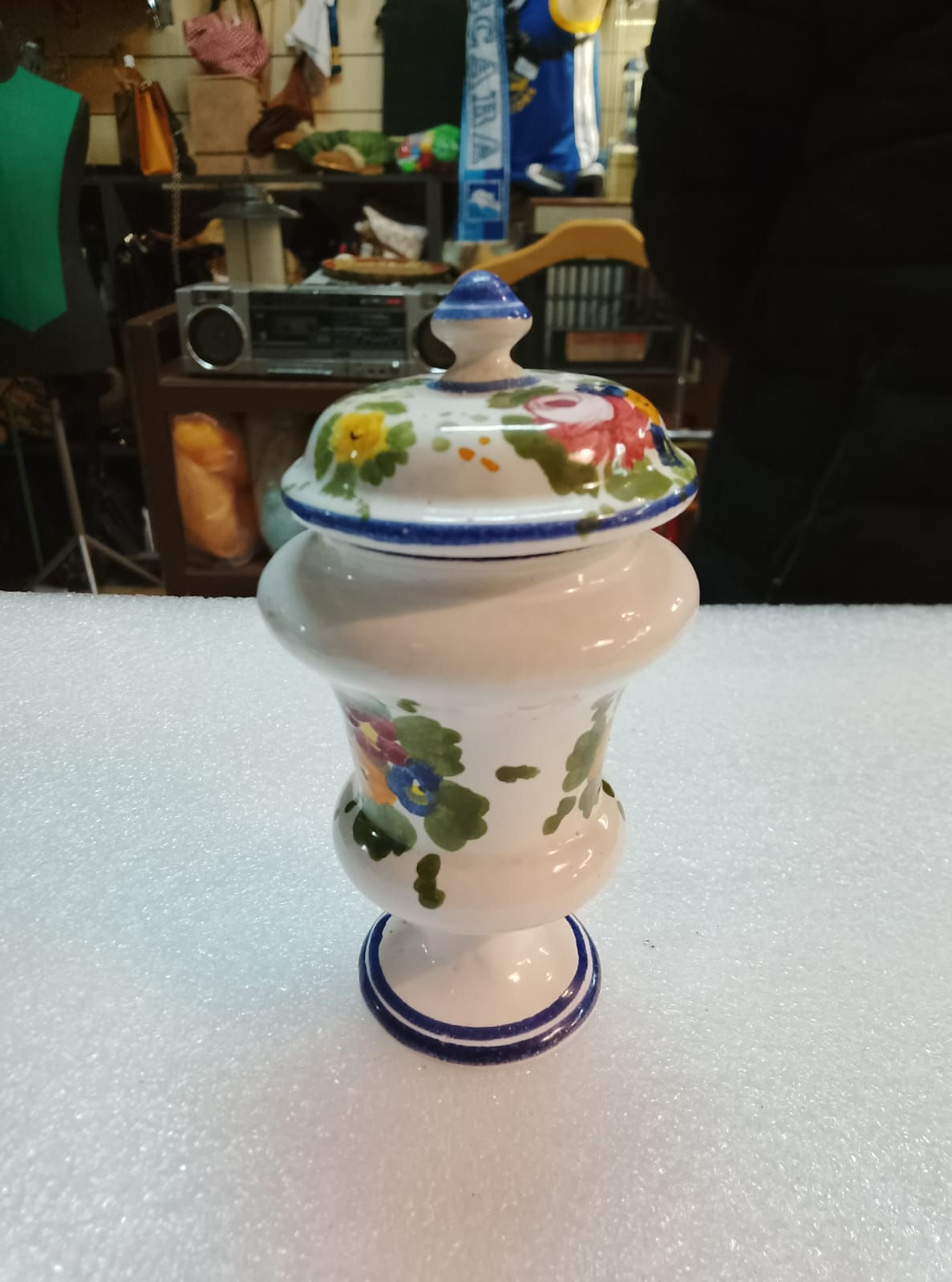 Miniatura Vaso Potiche in Ceramica di CASTELLI