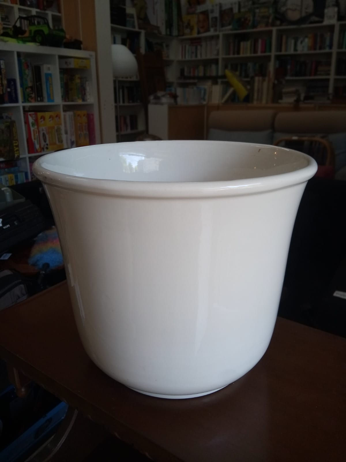 Portavaso Bianco in Ceramica di Castelli