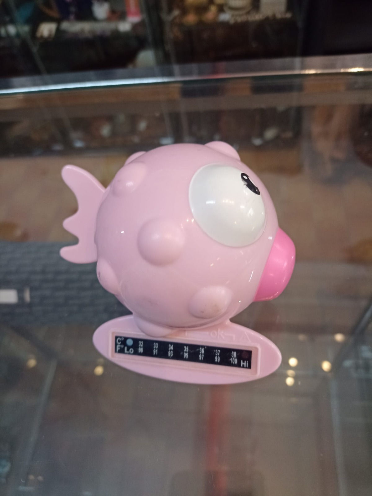 Termometro Digitale Pesciolino Rosa Per Bagnetto Bebè