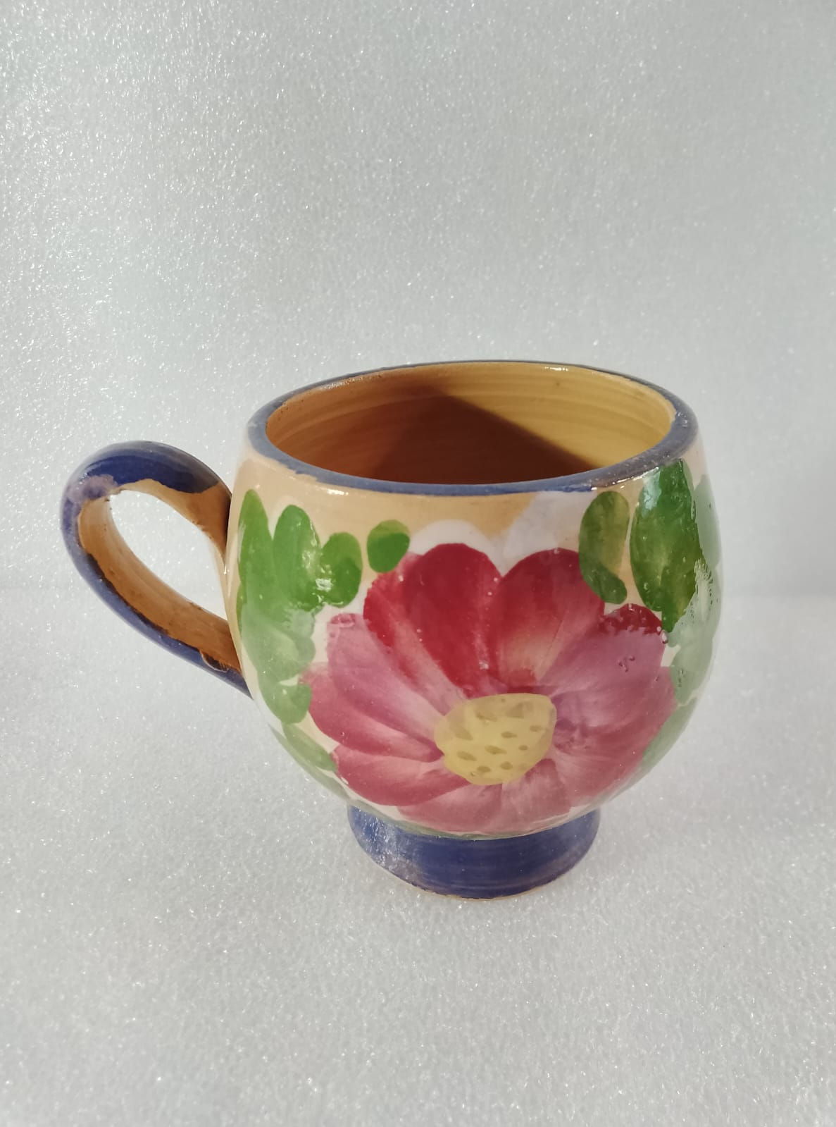 Bicchiere o Tazza Rustica  in Ceramica Fioraccio