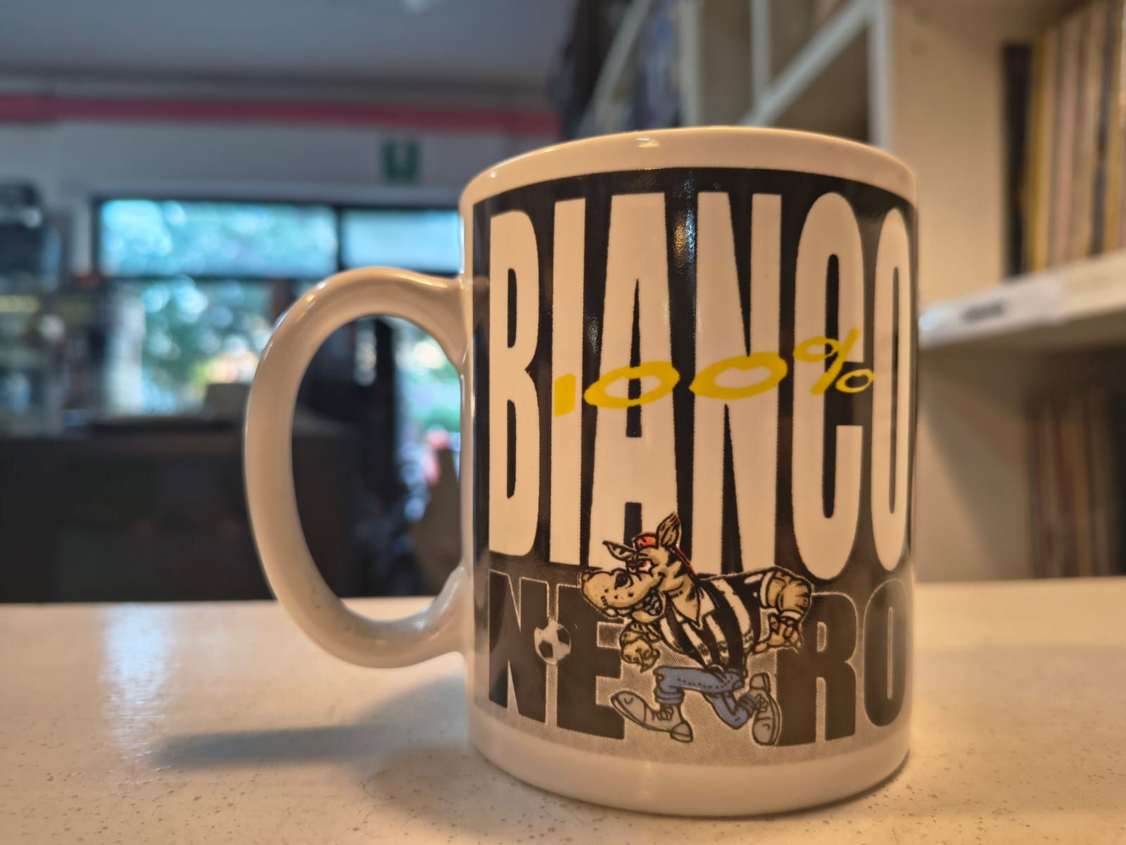 Tazza MUG 100%  BIANCO NERO Juventus