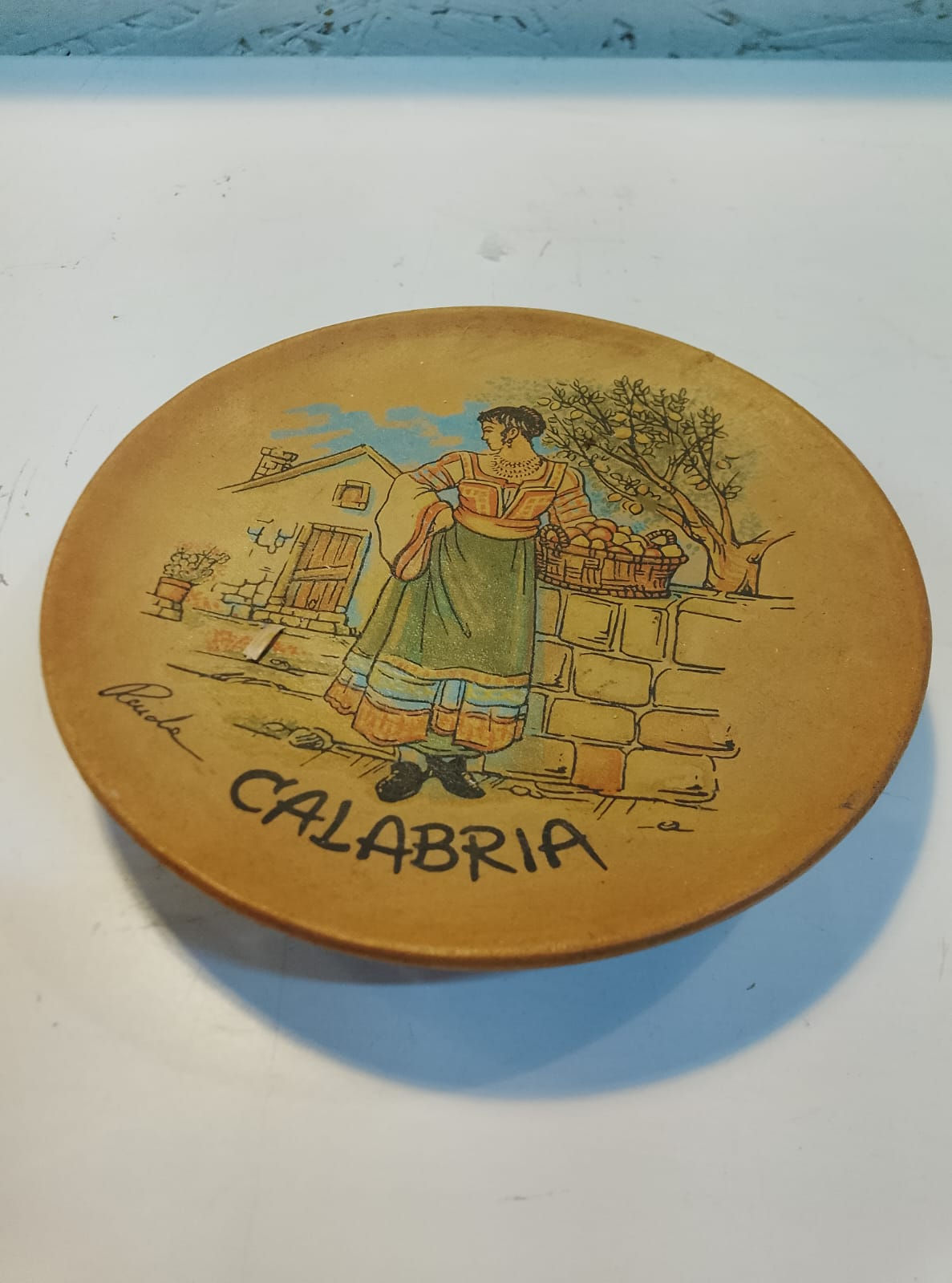 Piattino Decorativo Souvenir Calabria