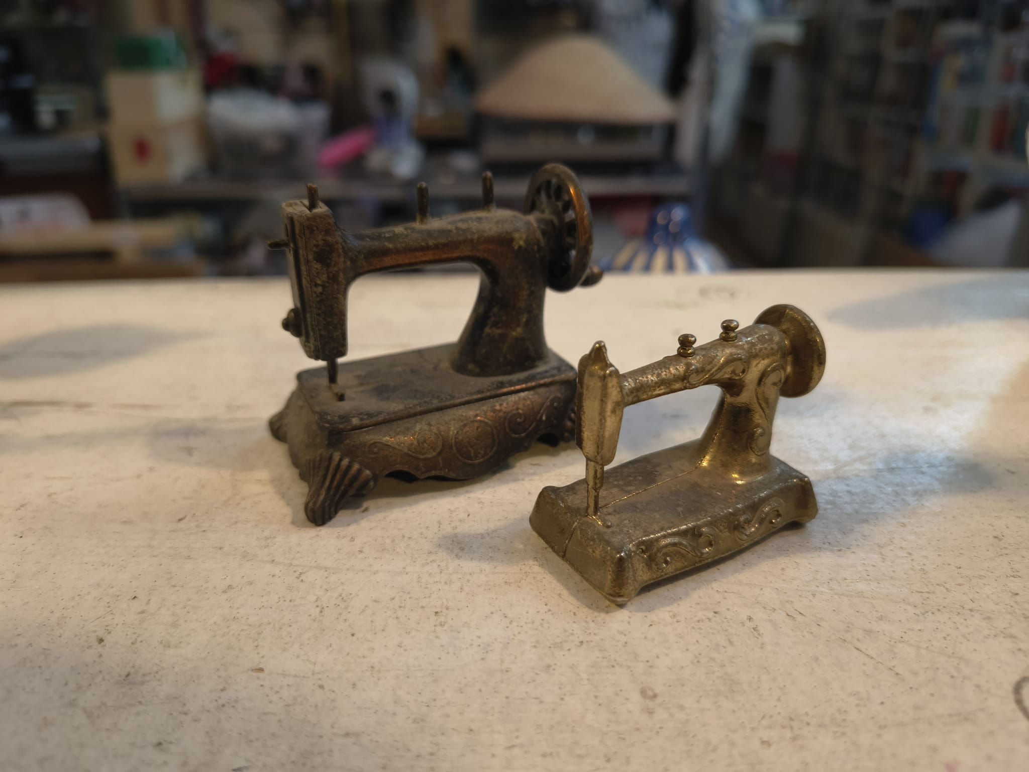 Miniatura Collezionabile in Ottone Macchina da Cucire Vari Modelli a Scelta