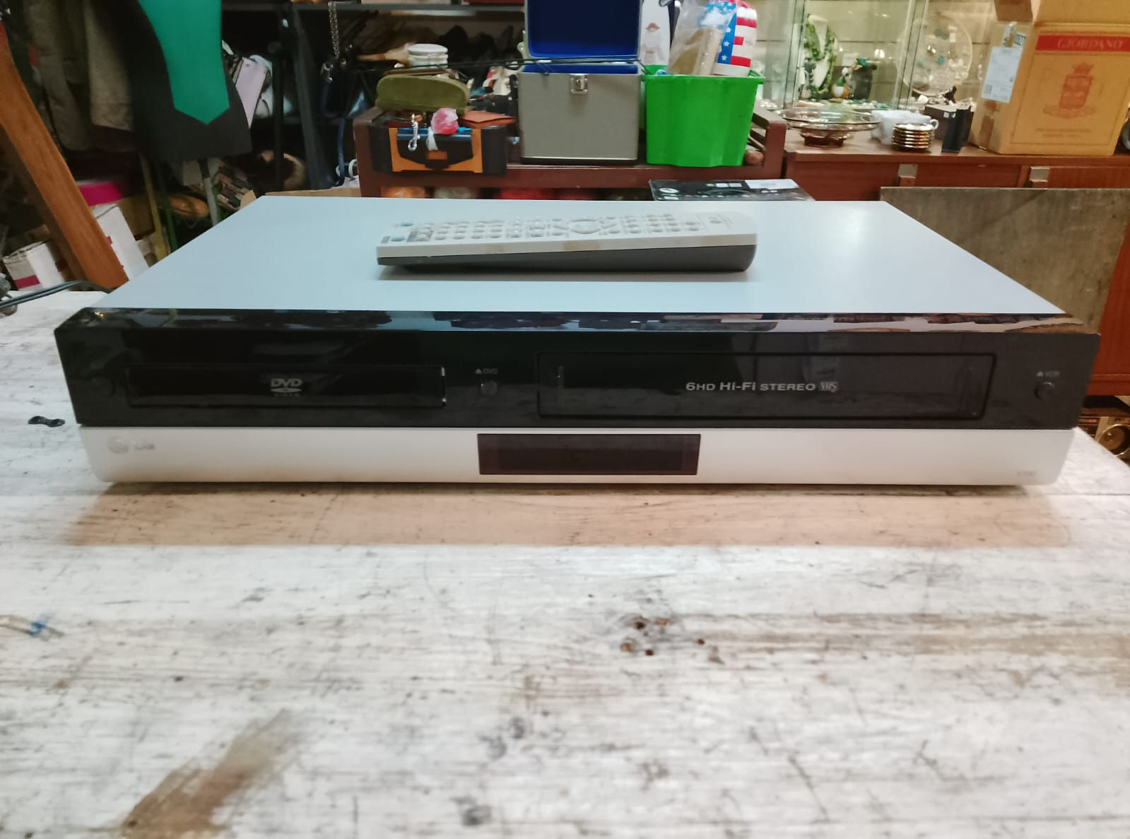 Videoregistratore VHS Combo Lettore Dvd LG con Telecomando