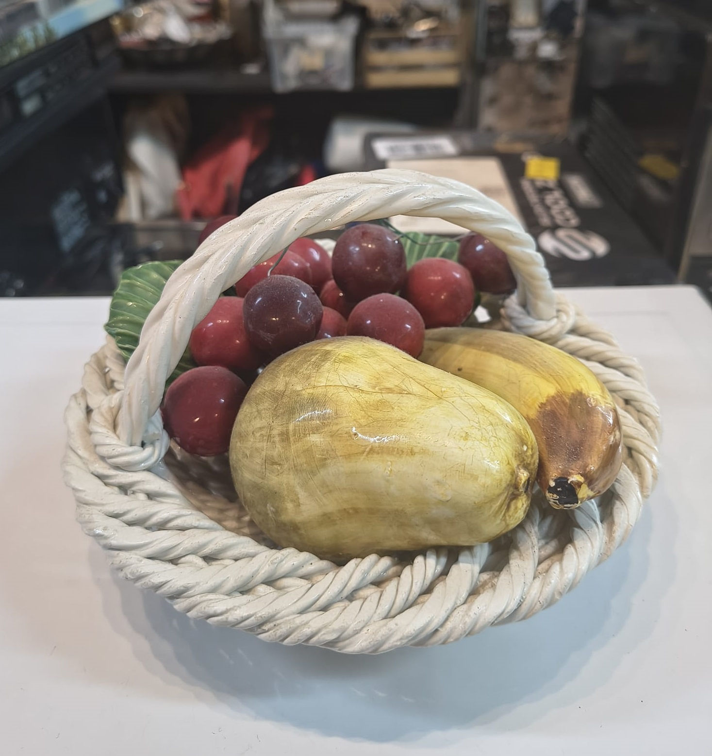 Cestino di Frutta in Ceramica Misura Media