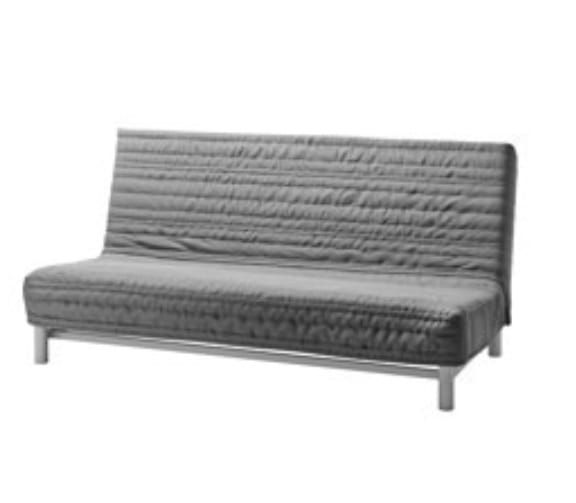 Divano Letto IKEA BEDDINGE con Fodera Grigia