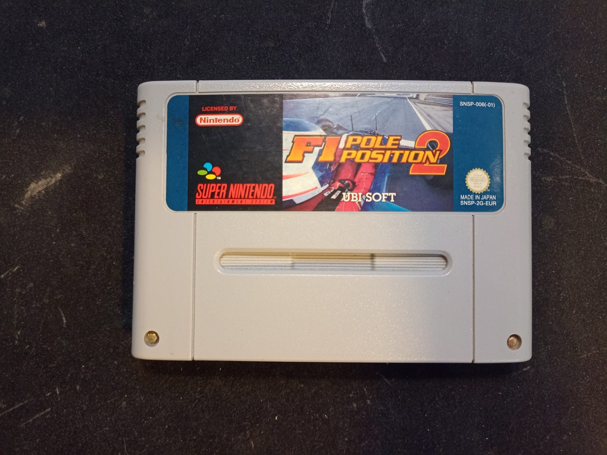 Cartuccia Gioco per SUPER NINTENDO SNES F1 POLE POSITION 2