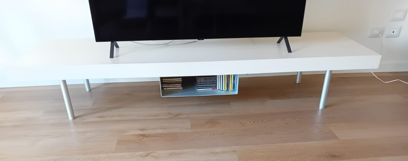 Mobile Soggiorno Porta Tv Moderno Bianco