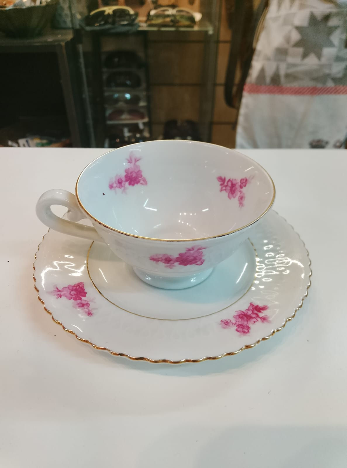 Tazzina da Caffè con Piattino in Porcellana Elisabeth