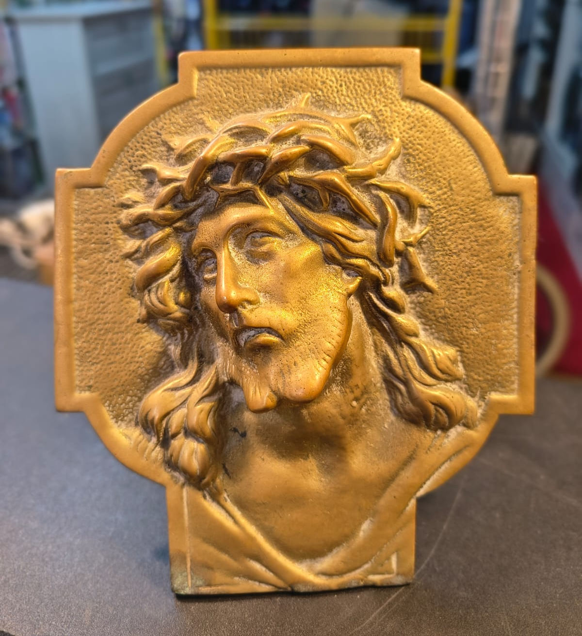 Altorilievo  da Appoggio Cristo in Fusione di Ottone