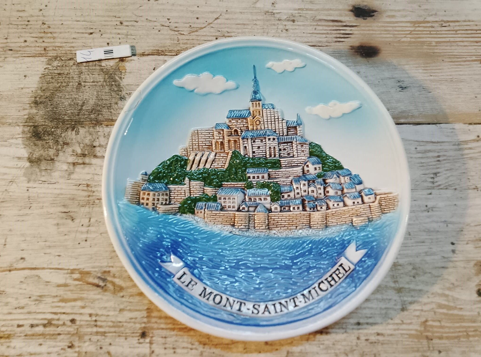 Piattino Decorativo Souvenir Le Mont Saint Michel