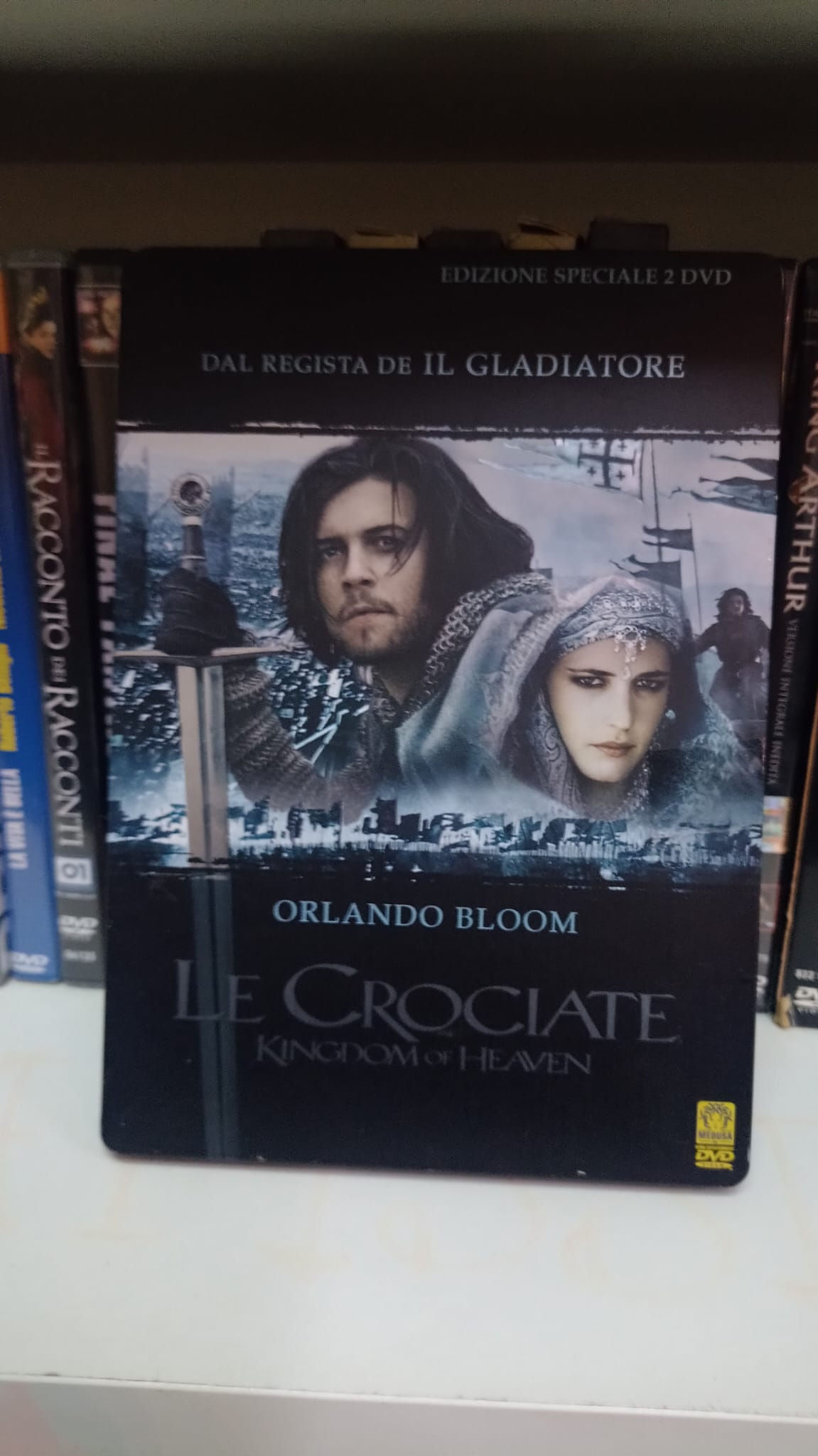Film Doppio Dvd LE CROCIATE Kingdom Of Heaven Edizione Speciale Steel Box