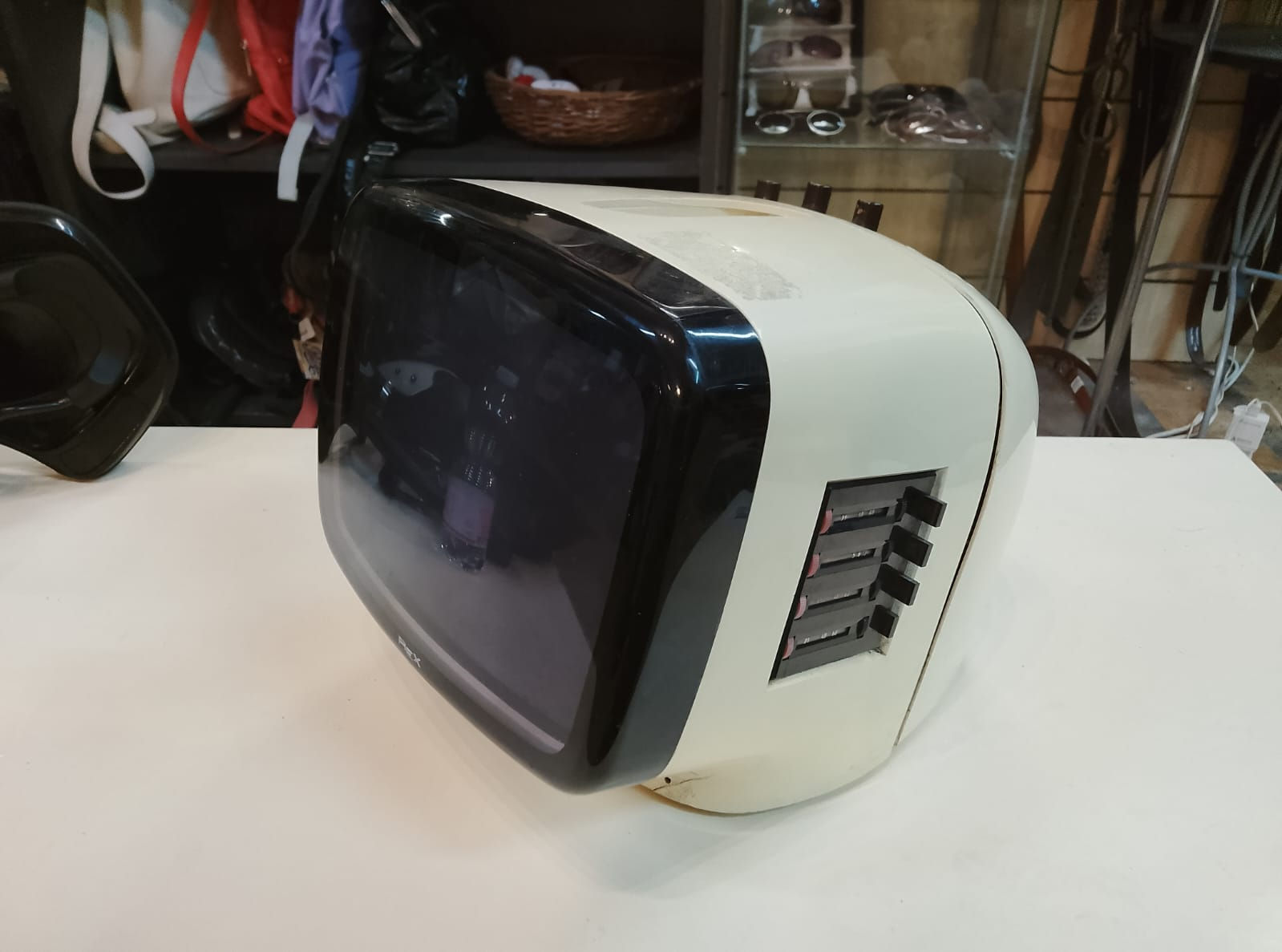 Mini Tv Televisore Vintage Tubo Catodico REX 11"