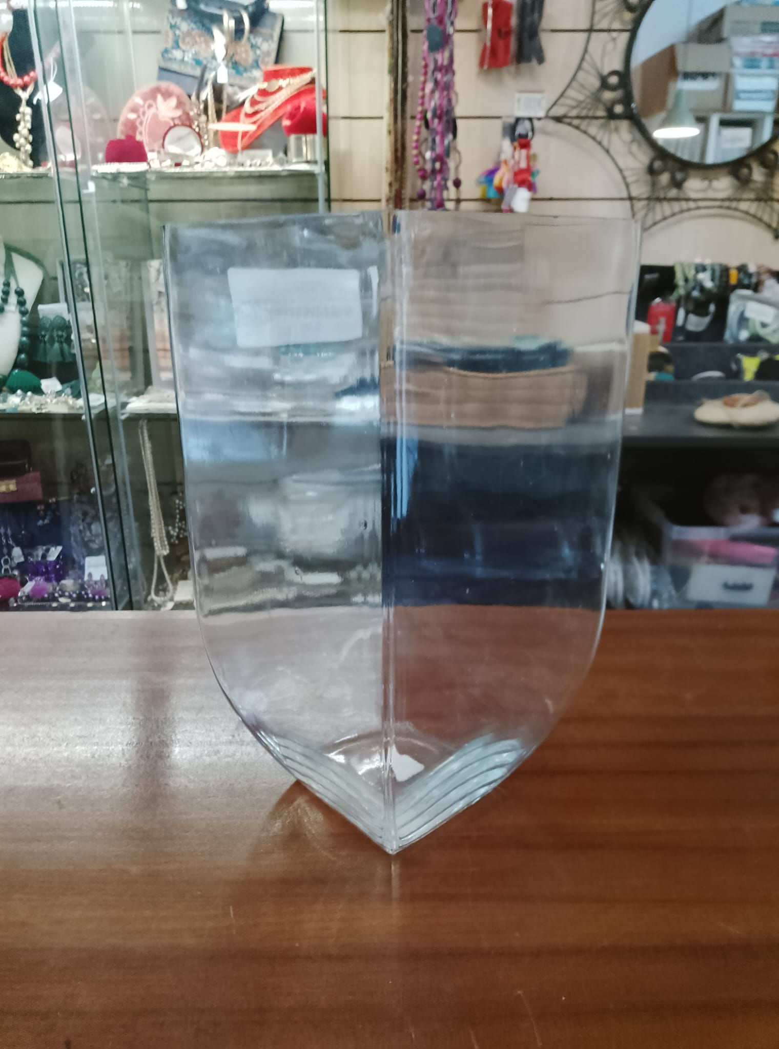 Vaso in Cristallo Liscio Base Rastremata