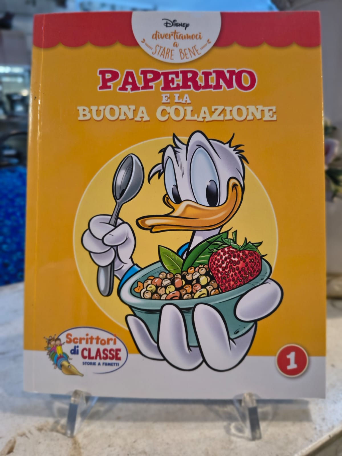 Fumetto Paperino e la buona colazione - Scrittori di Classe nr. 1
