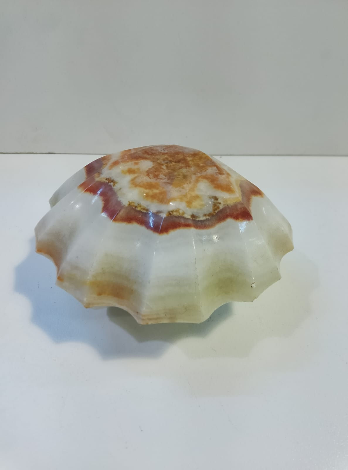 Scatolina Vintage  in Onice a Forma di Conchiglia