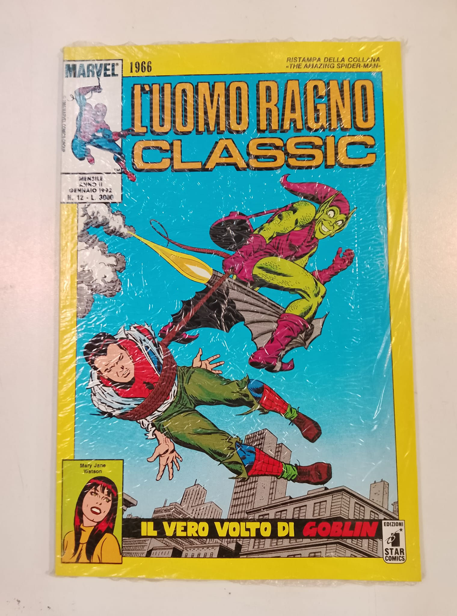 L'UOMO RAGNO Classic n.12 Il vero volto di Goblin Ristampa Marvel 1992