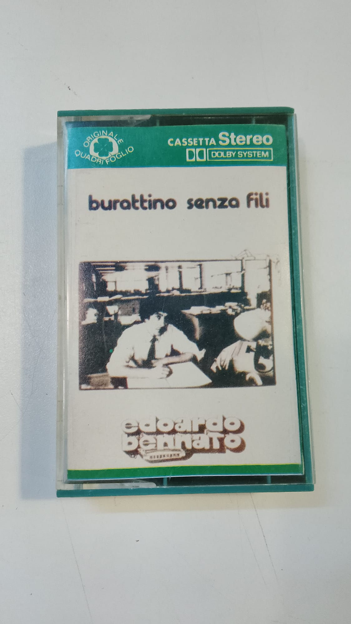 Audiocassetta BURATTINO SENZA FILI di Edoardo Bennato